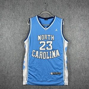 North Carolina Tar Heels Michael Jordan #23 Basketball Jersey Blue Mens Large